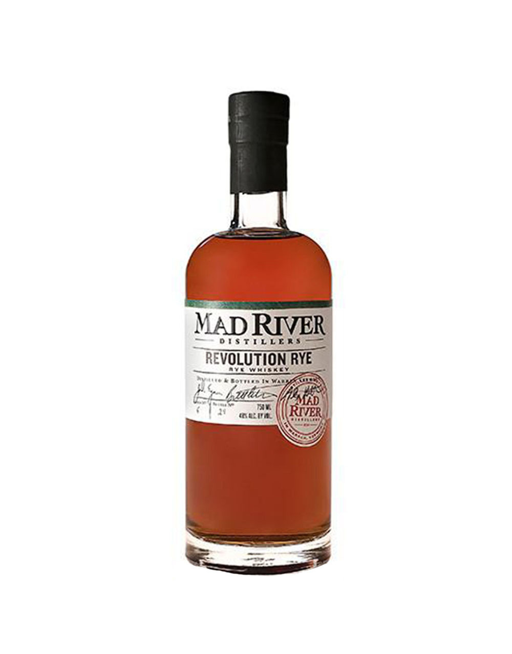 Mad River Distillers Revolution Rye Whiskey