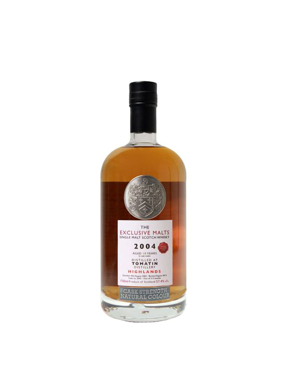 Exclusive Malts Tomatin 10 Year Old Cask Strength Single Malt Scotch Whisky
