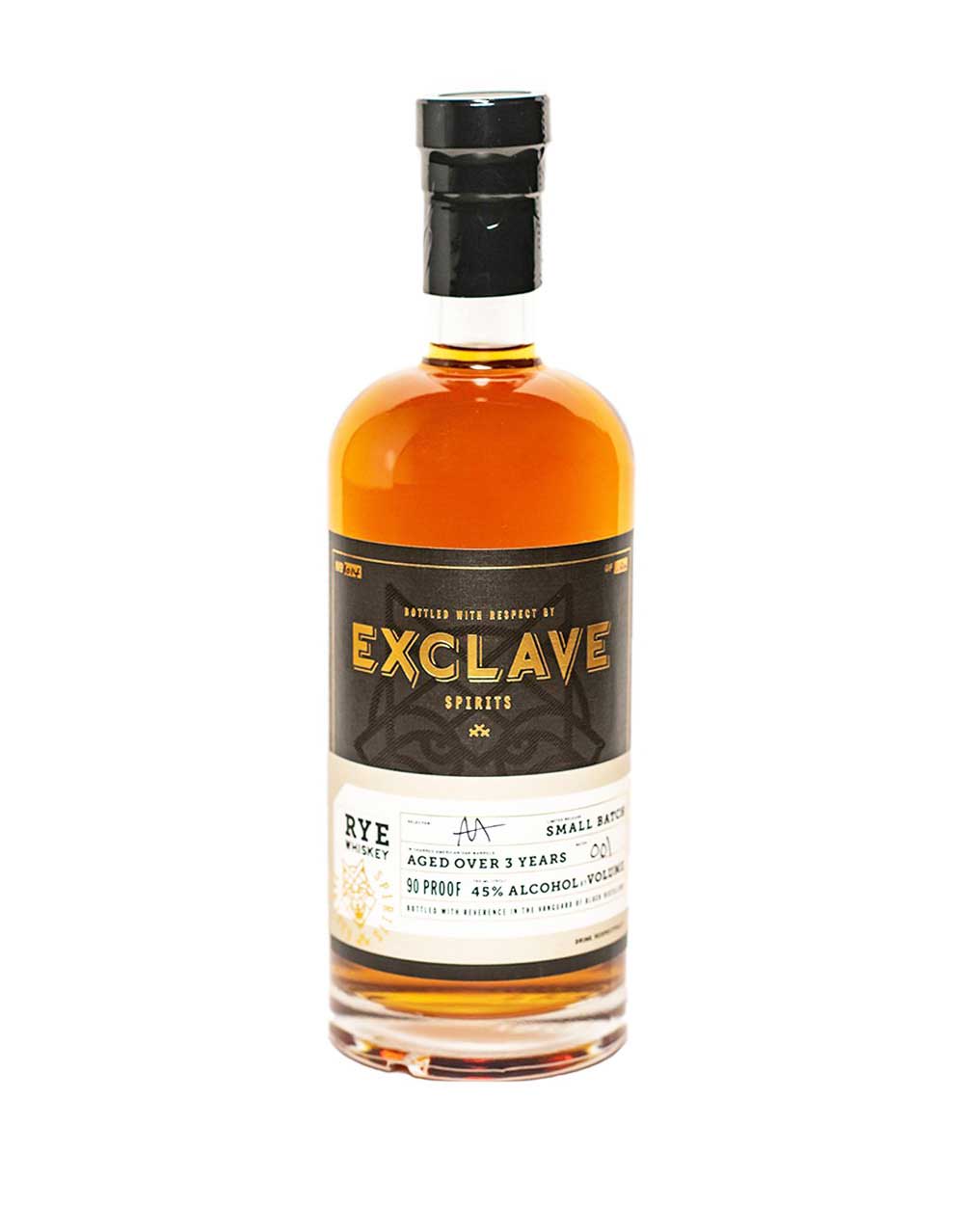 Exclave Small Batch Rye 3 year