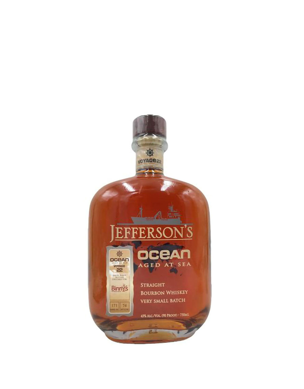 Jefferson's Ocean Special Wheated Voyage 22 Straight Bourbon Whiskey