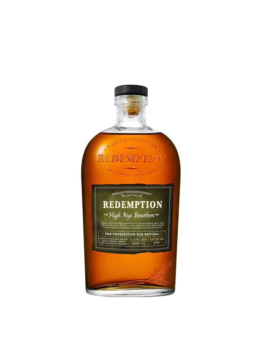 Redemption High Rye Bourbon Whiskey