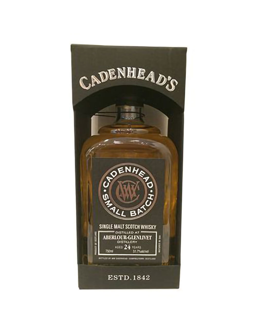 Cadenhead  24 Year Old Aberlour-Glenlivet Single Malt Scotch Whisky