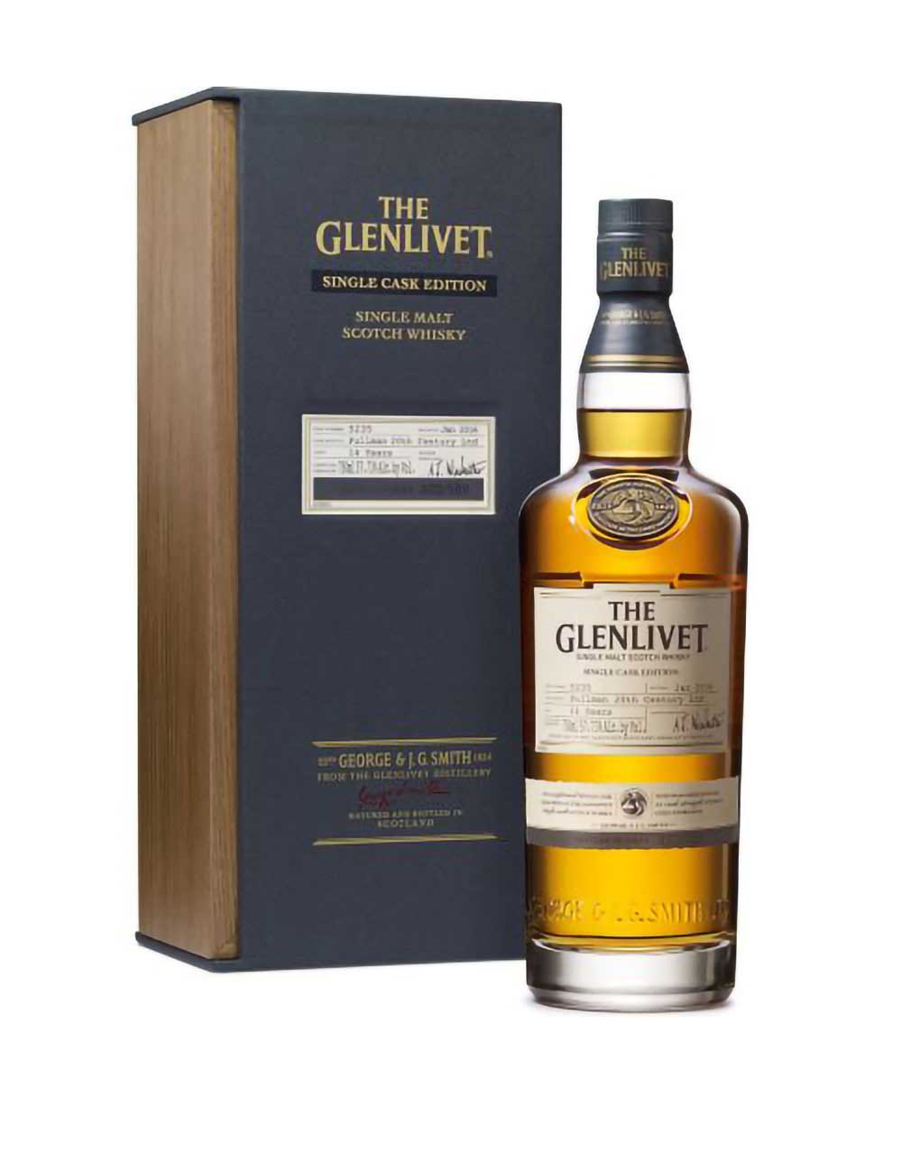 The Glenlivet Single Cask Pullman 20th Century Single Malt Scotch Whisky