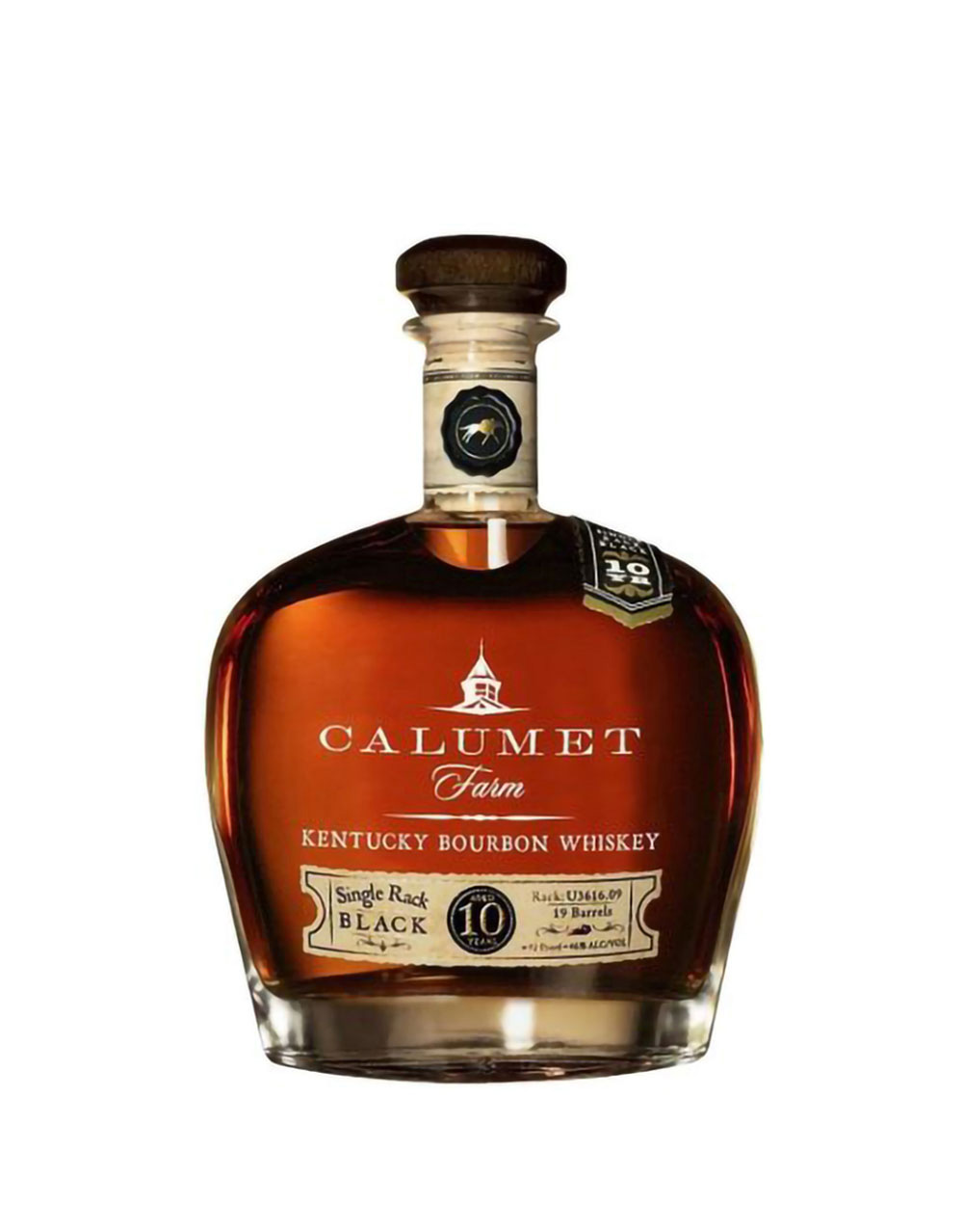 Calumet Farm 10 Year Old Single Rack Black Bourbon Whiskey