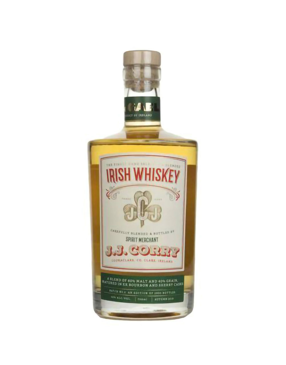 J.J. Corry 'The Gael' Batch No. 2 Irish Whiskey
