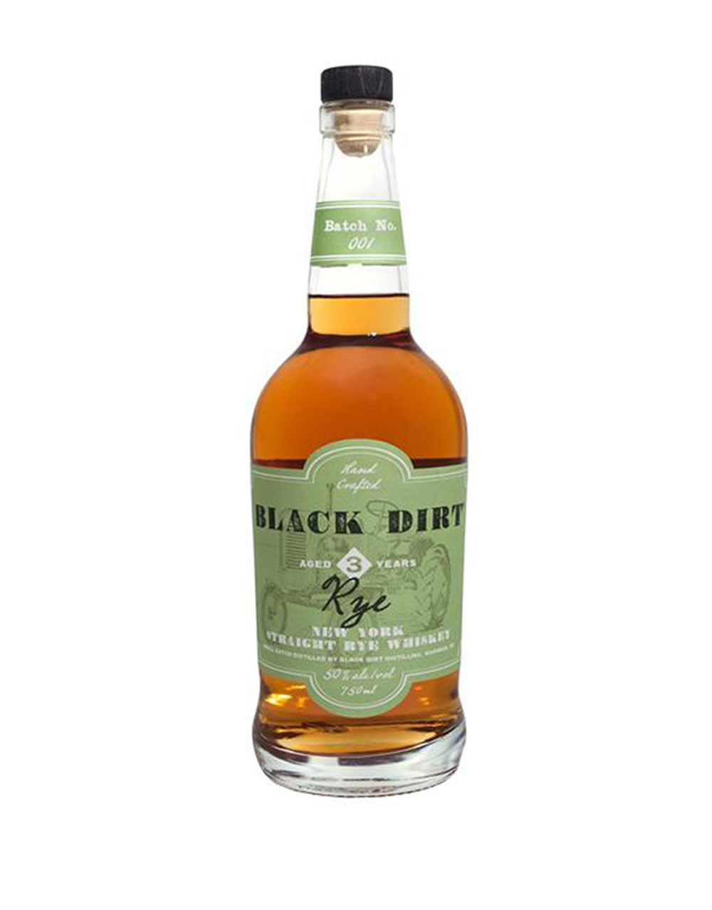 Black Dirt Distillery New York Straight Rye Whiskey