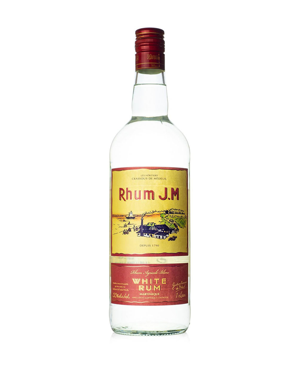 Rhum J.M. White 55% Red Label