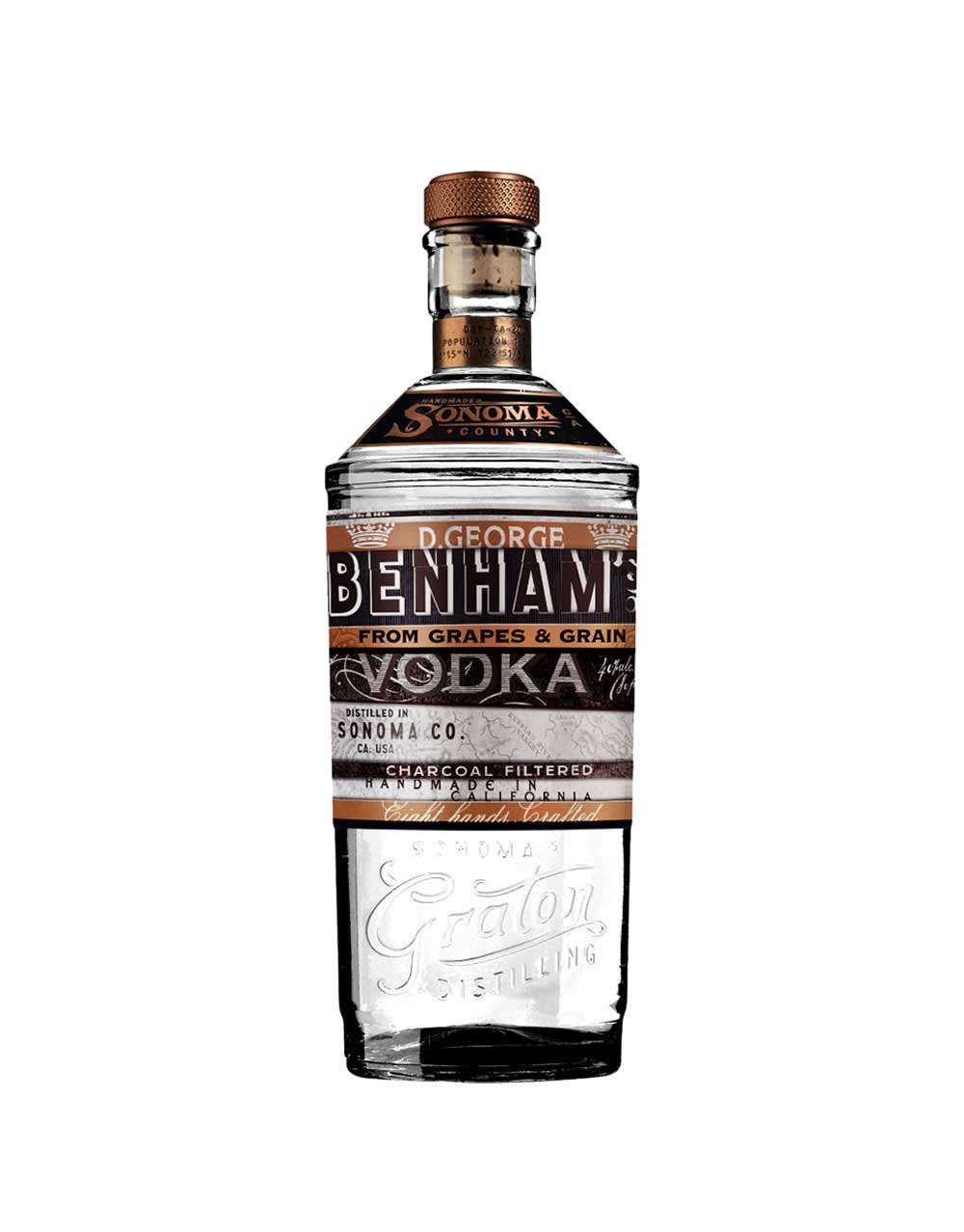 D George Benhams Charcoal Filtered Vodka